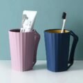 កាដាក់ច្រាស់ដុសធ្មេញ - 1pc Creative Mouthwash Mug - Image 6