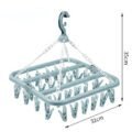 ស្នួលហាលស្រោមជើង - Clothes Hanger 32 Clips - Image 10