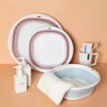 កាធុនជ័រ - Plastic Folding Tub Set - Image 5