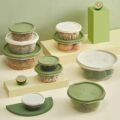ប្រអប់ដាក់គ្រឿងទេស - 4pcs Food Storage Boxes - Image 4