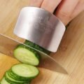 ដែកពាក់ចិតបន្លែ _ Stainless Steel Finger Protector - Image 8
