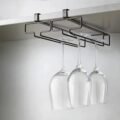 ធ្នើរព្យួរកែវ - Wall Mounted Wine Glass Rack