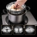 ជេីងចំហុយ - Stainless Steel Folding Food Steamer Basket