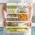 ប្រអប់ដាក់អាហារ _ Transparent Plastic Refrigerator Storage - Image 3