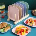 ចានជ័រជ្រុង - 4pcs Plastic Dish 15cm - Image 4