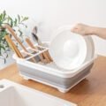 រាវចាន - Foldable Dish Drying Rack - Image 5