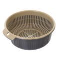 កញ្រ្ចែងឈុត - Double Layers Fruit Vegetable Basket - Image 5