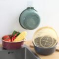 កញ្រ្ចែងឈុត - Double Layers Fruit Vegetable Basket - Image 2
