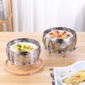 ជេីងចំហុយ - Stainless Steel Folding Food Steamer Basket - Image 2