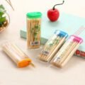 ឈើចាក់ធ្មេញ - 4 Boxes Bamboo Toothpick