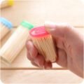 ឈើចាក់ធ្មេញ - 4 Boxes Bamboo Toothpick - Image 2