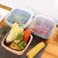 ប្រអប់លាងបន្លែ​ - Double Layer Drain Basket Box with Lid - Image 2