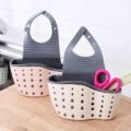 កន្ត្រងត្រងកាកសំណល់​ - Sink Shelf Soap Sponge Drain Rack - Image 5
