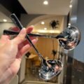 វែកស៊ុប - Stainless Steel Soup Spoon - Image 6