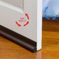 ប្រដាប់បិតក្រោមទ្វារ - Single Leather Door Seal Strip - Image 6