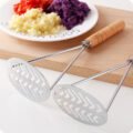 ដែកសង្កត់ដំឡូង​ - 1pc Stainless Steel Potato Masher - Image 5