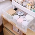 ទូរដាក់គ្រឿងអលង្ការ​ - Transparent Plastic Three Drawer - Image 2