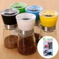 ក្រឡម្រេច - Pepper Grinder Glass Seasoning Bottle - Image 2
