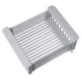 ធ្នើរដាក់លើស៊ីលាងចាន - Kitchen Sink Rack Adjustable - Image 5