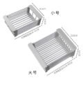 ធ្នើរដាក់លើស៊ីលាងចាន - Kitchen Sink Rack Adjustable - Image 8