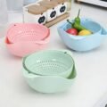 កញ្ជ្រែងលាងបន្លែ - Double Drain Basket - Image 5
