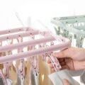 ស្នួលហាលស្រោមជើង - Clothes Hanger 32 Clips - Image 2