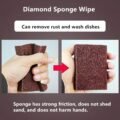 ប៉ុងដុសឆ្នាំង - 2pcs Kitchen cleaning Sponge - Image 3