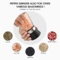 ក្រឡម្រេច - Pepper Grinder Glass Seasoning Bottle - Image 7
