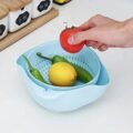 កញ្ជ្រែងលាងបន្លែ - Double Drain Basket - Image 2