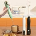 ប្រដាប់វាយពងទា - Electric Milk Frother Foam Maker - Image 4