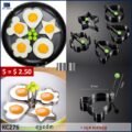 ពុម្ភពងទា - 5PCS Stainless Steal Egg Mold - Image 2