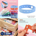 ខ្សែយឺត - 10pcs Extended Foldable Clothes Storage Rope