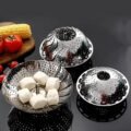 ជេីងចំហុយ - Stainless Steel Folding Food Steamer Basket - Image 4