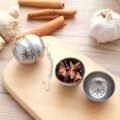 តម្រងឆុងតែ - Stainless Steel Tea Filter - Image 2