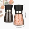 ក្រឡម្រេច - Pepper Grinder Glass Seasoning Bottle - Image 8