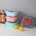 ប្រអប់លាងបន្លែ​ - Double Layer Drain Basket Box with Lid - Image 11