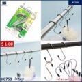ដែកព្យួរ - 4Pcs/ set S-hook