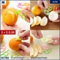 ជ័របកសំបកក្រូច - 2pcs Orange Peeler - Image 2