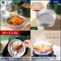ចានអាលុយមីញូម - 10pcs Aluminum Bowl - Image 2