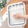 រាវចាន - Foldable Dish Drying Rack - Image 2
