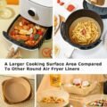 ក្រដាសអាំង - 100pcs Air Fryer Paper - Image 12