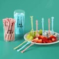 សមចាក់ផ្លែឈេី - Plastic Little Desserts Fork 50PCS