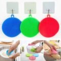 ជ័រស៉ីលីកូនលាងសម្អាត​​ - 5PCS Silicone Dish Washing Brush