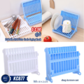 ធ្នើរជ័រ - Foldable Dish Plate Tools Drying Rack - Image 2