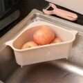 កញ្ច្រែងលាងបន្លែ - Kitchen Sink Drain Strainer Basket - Image 6