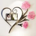 ស្ទីកឃេី​3D រូបផ្កាកុលាប - Family Love Rose Wall Deco - Image 4