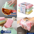 ប៉ុងលាងចាន - 3pcs Cleaning Sponge - Image 2