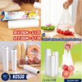 ថង់ - 100PCS Roll Fresh-Keeping Plastic Bag