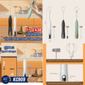 ប្រដាប់វាយពងទា - Electric Milk Frother Foam Maker